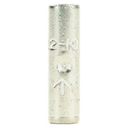 Butt Splice Wire Connector, 10 AWG Max, Bare, None Insulation, 900 V, 50 PK