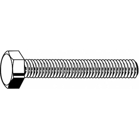 Class 8.8, M8-1.25 Hex Head Cap Screw, Black Oxide Steel, 16 mm L, 100 PK