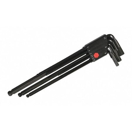 9 Piece Metric L-Shape Hex Key Set, 36990
