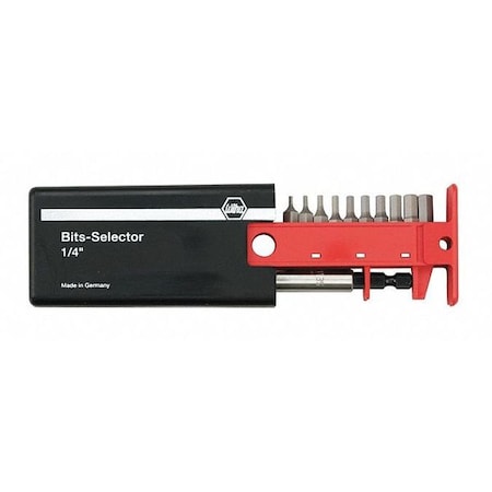Hex Inch Bit Selector Set 1/16-1/4"