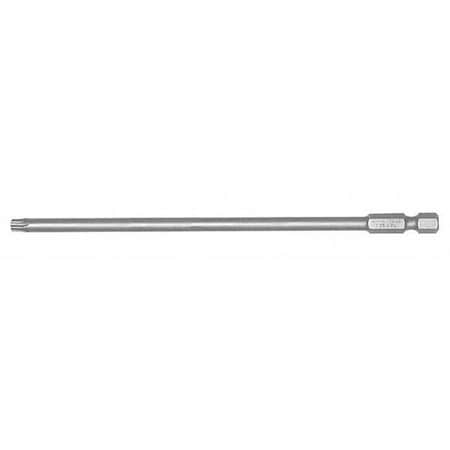 T25 Torx Power Bit, 1/4In. Hex Drive, 6I