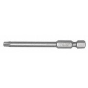 T20 Torx Power Bit, 1/4In. Hex Drive, 2.,PK10