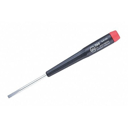 Single Precision Screwdriver, Slotted, 2 Slotted 5/64"