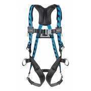 AirCore Full Body Harness, Quick Connect Buckles, Polyester, Blue, Size S/M
