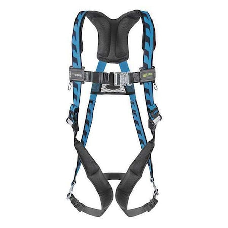AirCore Full Body Harness, Quick Connect Buckles, Polyester, Blue, Size L/XL