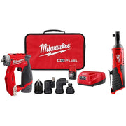 M12 Cordless 3/8" Ratchet + M12 FUEL Installation Drill/Driver Kit
