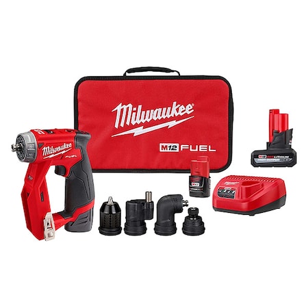 M12 FUEL Installation Drill/Driver Kit + M12 HIGH OUTPUT XC5.0 Battery Pack