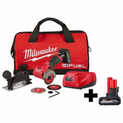 M12 FUEL 3" Compact Cut Off Tool - Kit + M12 HIGH OUTPUT XC5.0 Battery Pack