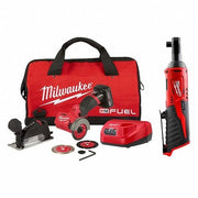 M12 FUEL 3" Compact Cut Off Tool - Kit + M12 Cordless 3/8" Ratchet