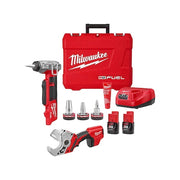 M12 FUEL ProPEX Expander Kit w/ 1/2"-1" RAPID SEAL ProPEX Expander Heads + M12 Plastic Pipe Shear