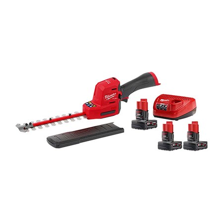 Cordless Hedge Trimmer Kit, Double-Sided 8 in L Blade