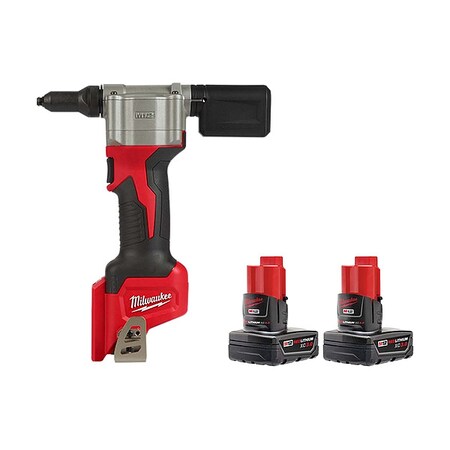 M12 Rivet Tool + M12 Battery 2PK
