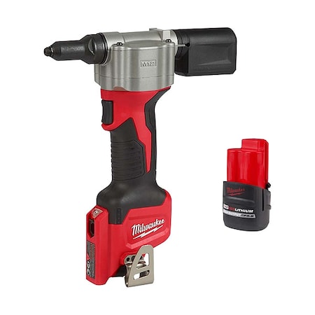 M12 Rivet Tool + M12 HIGH OUTPUT CP2.5 Battery Pack