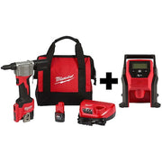 M12 Rivet Tool Kit + M12 Compact Inflator