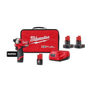 M12 FUEL 1/4" Driver Kit + Battery 2PK