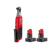 M12 FUEL 3/8" Ratchet + M12 Battery 2PK