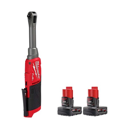 M12 FUEL 1/4" Ratchet + M12 Battery 2PK
