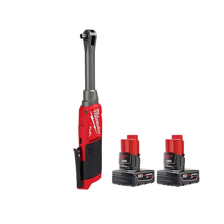 M12 FUEL 3/8" Ratchet + M12 Battery 2PK