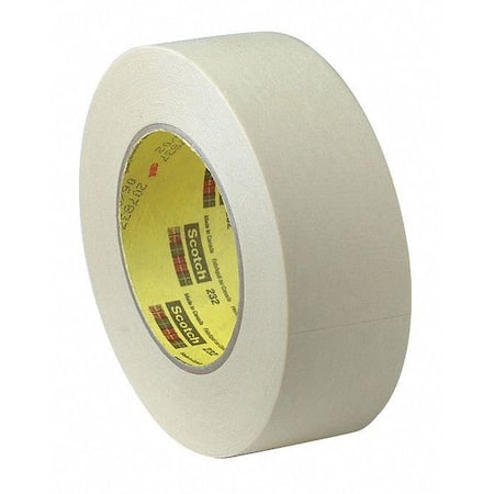 Painter's Tape, 12 mm W x 55 m L, 6.3 mil Thick, Tan, Rubber Adhesive