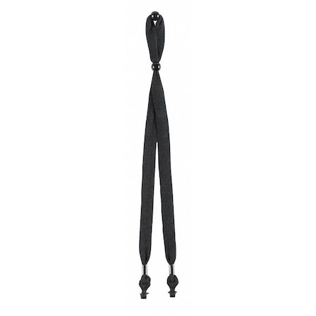 Eyewear Cord, Black, 30 in Length, Loop Attachment