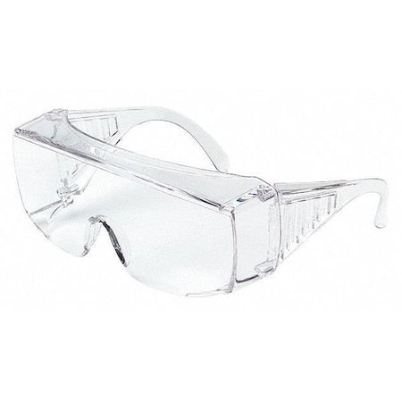 98, Safety Glasses, Anti-Scratch, Clear Lens, Frameless