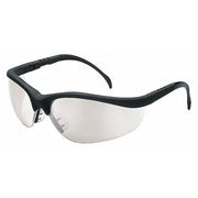 Klondike (KD1), Safety Glasses, Anti-Fog, I/O Clear Mirror Lens, Black Frame, Half Frame