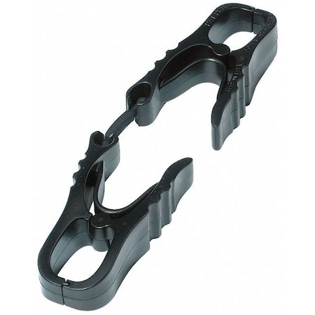 GloveHolderClips,Plastic,Black,6-1/2inL