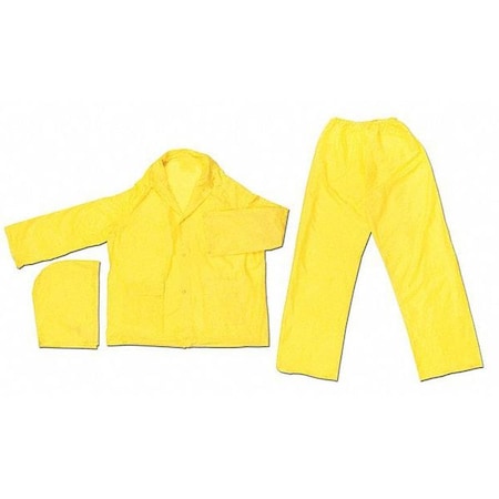 Zodiac .10Mm Single Ply Pvc Suit 3 P,L, PVC, Yellow, L