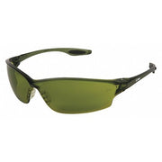 Law (LW2), Welding Safety Glasses, Anti-Scratch, Green Filter 3.0 Lens, Green Frame, Frameless