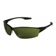 Law (LW2), Welding Safety Glasses, Anti-Scratch, Green Filter 5.0 Lens, Green Frame, Frameless