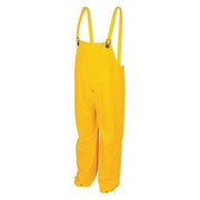Classic .35Mm Pvc Poly Bib Overall W,2XL, PVC/Polyester, 30-1/2" Inseam, 52" Waist, Yellow, 2XL