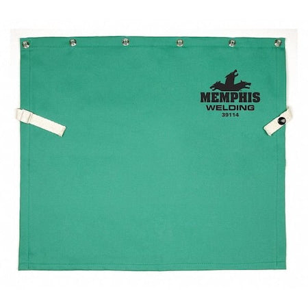 F R Fabric 14 Bib For Cape Sleeve, Cotton, 9.0 oz., 14 inches Length, Green