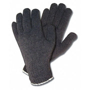 Knit Gloves, Black, L, 12 PK