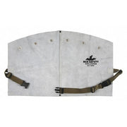 Welding Apron, Cowhide, 14 in Length, Gray