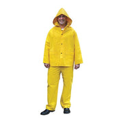 Classic .35Mm Pvc Poly Suit 3 Pc Ye,5XL, PVC/Polyester, Yellow, 5XL