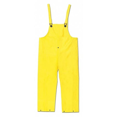 Wizard .32Mm Pvc Nylon Pvc Fr,4XL, PVC/Nylon, 32-1/2" Inseam, 56" Waist, Yellow, 4Xl