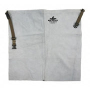 Welding Apron, Leather, 1.333 LB, 24 in Length, Gray, 24 x 24