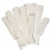 9411K Weight 22Oz Loop In Terry Conti, PK12, Not Rated Max Temp., Knit Cuff White, L ( 9 ), 12 Pack