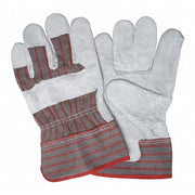 Leather Palm Gloves, Safety Cuff Cuff, Wing Thumb, S, 12 PK