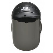 Xo Skeleton Ratchet Headgear Grey Lens, Gray Visor, Polycarbonate, Duramass Hard Coat Lens