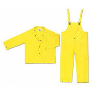 Wizard .28Mm Pvc Nylon Pvc Fr,S, PVC/Nylon, 26-1/2" Inseam, 44" Waist, Yellow, S