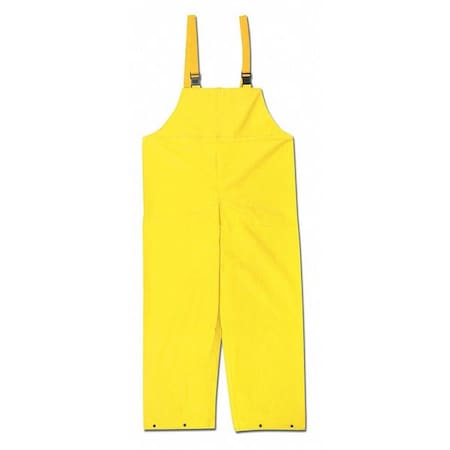 Concord .35Mm Neoprene Nylon Bib Over,L, Neoprene/Nylon, 31" Inseam, 48" Waist, Yellow, L