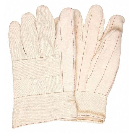 Hot Mill 9132 Hot Mill Weight 3 Ply Burlap Lin,PK12, 500  Degrees F Max Temp., Slip-On Cuff White