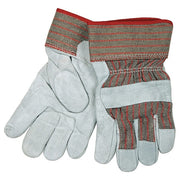Cold Protection Gloves, Cowhide Palm, Safety Cuff, Gray, 12 PK