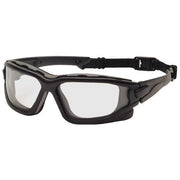 I-Force Slim, Safety Glasses, Anti-Fog, Anti-Static & Anti-Scratch, Clear Lens, Black Frame
