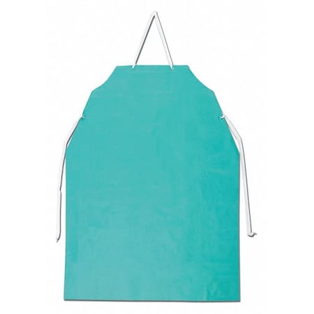 .42Mm Pvc Apron,PK12, PVC, Green, 48 in, One Size