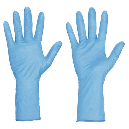 Nitri-Med 6012, Disposable Gloves, 6.00 to 6.99 mil Palm, Nitrile, Powder-Free, XL, 1000 PK, Blue