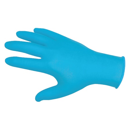 Nitri-Med6010, Disposable Gloves, 4.5 mil Palm, Nitrile, Powder-Free, L, 1000 PK, Blue