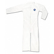Disposable Coverallss, Collared, 4XL, Tyvek(R), Open Wrist, Open Ankle, White, 25 PK
