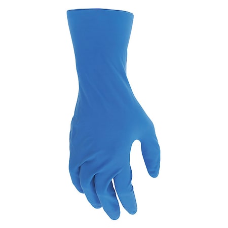 SensaTouch 5049, Disposable Gloves, 11 mil Palm, Latex, Powder-Free, S, 50 PK, Blue